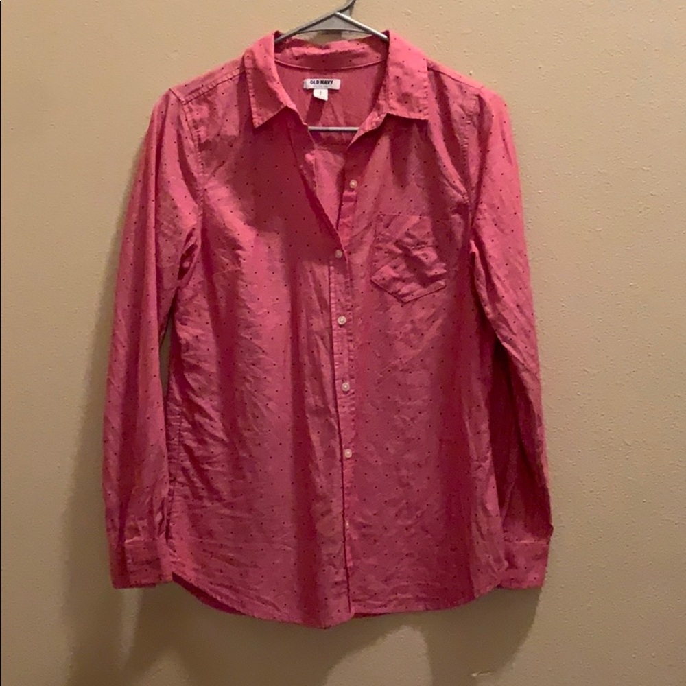 Button down blouse. Old Navy.